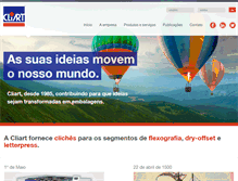 Tablet Screenshot of cliart.com.br